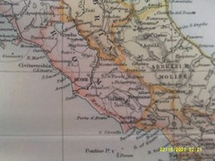 Antique Map. ITALY. c1900. VG.