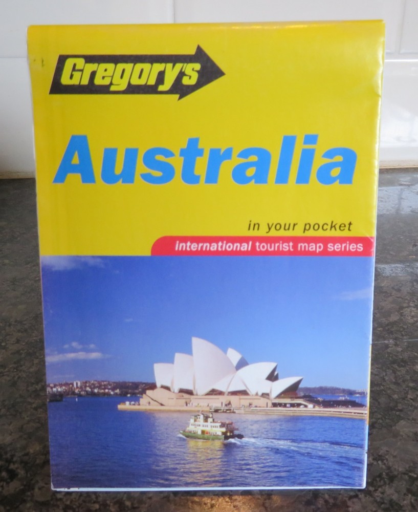 Australia Gregory`s International Tourist Map Series Folded Map
