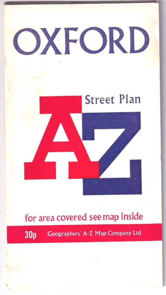 OXFORD A-Z STREET PLAN (4.5 inches to 1 mile)