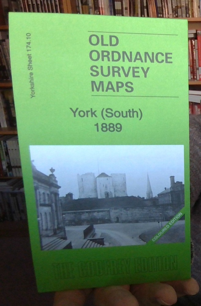 MAP OF York (South) 1889 (Coloured) Yorkshire Sheet 174.10a NEW 9781847849540