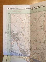 1990 Ordnance Survey Pathfinder Map 1324 TV 49/59/69 Eastbourne And Seaford