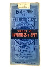 4 Bartholomew’s Tourist & Cyclists Reduced Survey Maps 1900-1930’s on Cloth