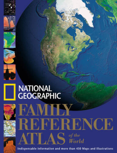 National Geographic Family Reference Atlas of the World – Hardcover – ACCEPTABLE