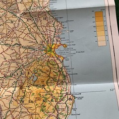Ordnance Survey General Map Ireland 1:575000 1 Inch: 9 Miles 1985