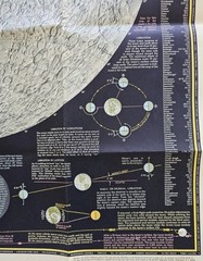 1969 National Geographic The Earth’s Moon Map Poster 40″ X 28″ see photos