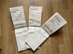 3 x Vintage Ordnance Survey Map Bundle – 1:50 000 scale – Maps/Crafting/Art etc
