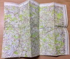 Vintage Ordnance Survey One Inch Map Of Eastbourne