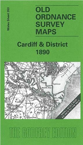 Cardiff and District 1890 (Map) Old O.S. Maps of Wales