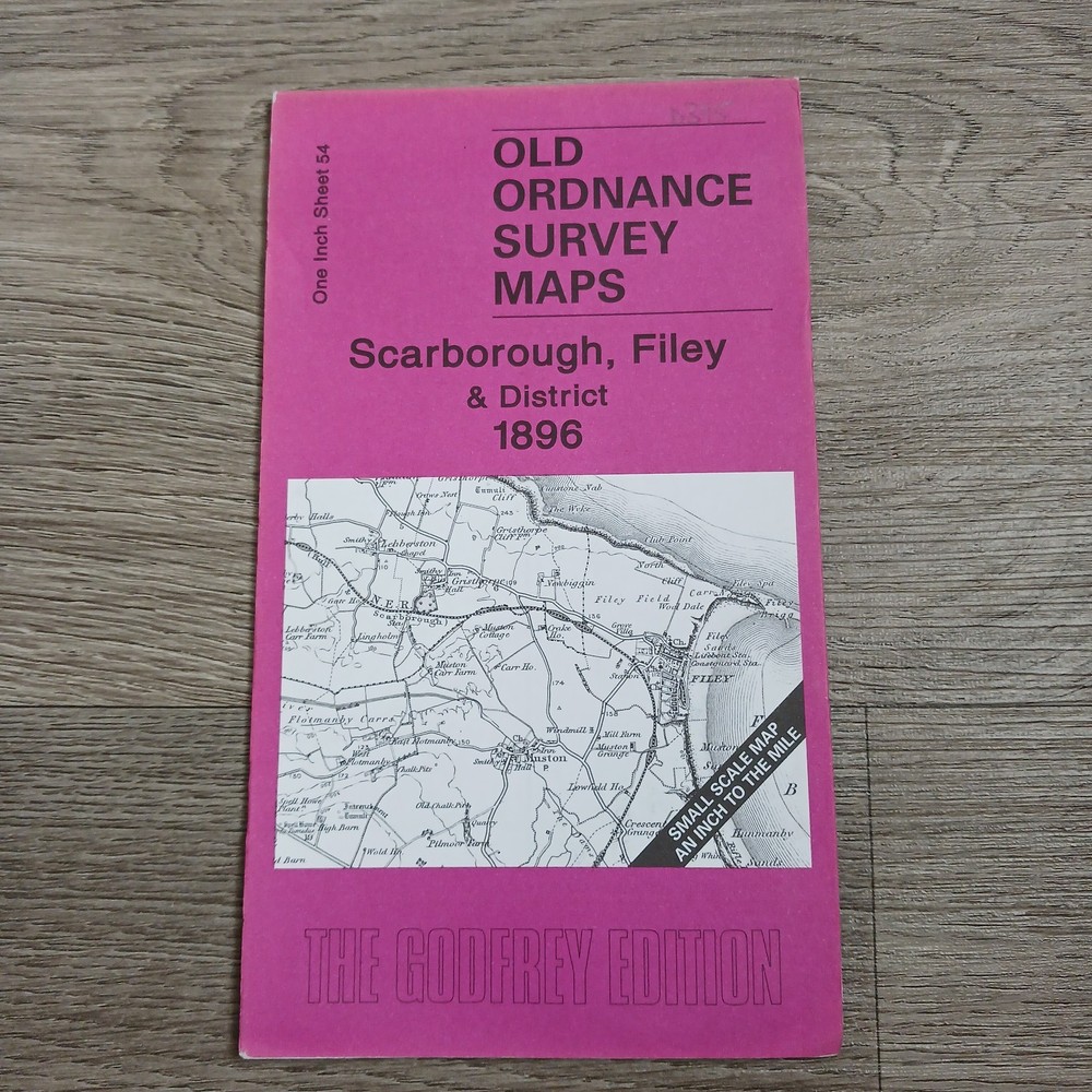 Old Ordnance Survey Map: Scarborough, Filey & District 1896 (Godfrey Edition)