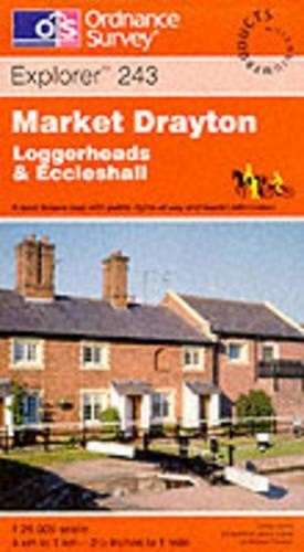Market Drayton, Loggerheads and Ecclesha… by Ordnance Survey Sheet map, folded