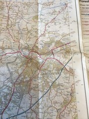 1980 Ordnance Survey Landranger Map 162 Gloucester And Forest Of Dean inc Stroud