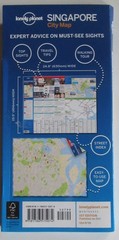 Lot of 2 Lonely Planet Maps Singapore City & Bangkok City 2017 PB w/Slipcase VG