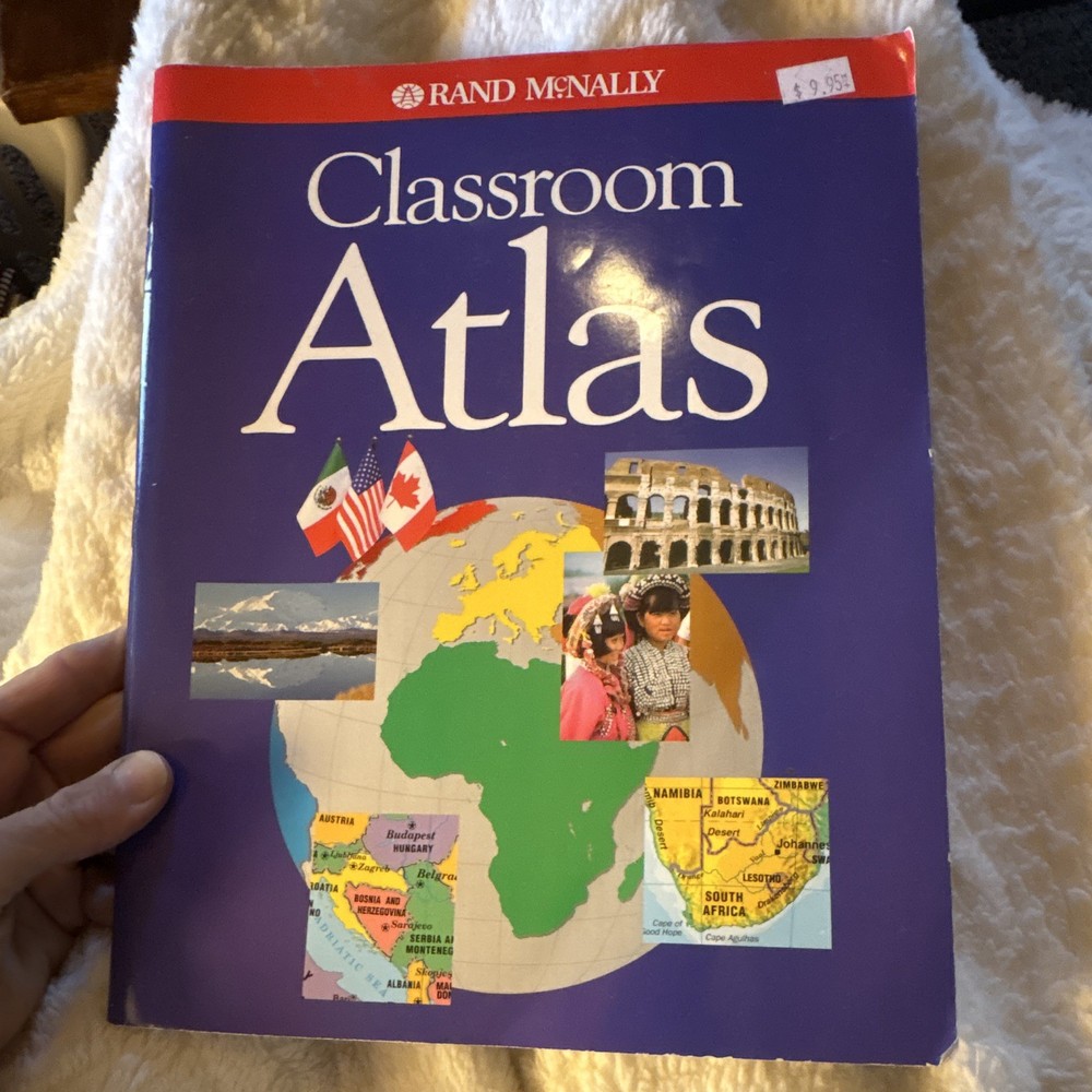 Rand McNally Classroom Atlas Book 2003 World 112 Pages English