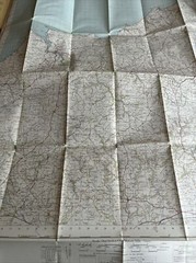CARDIGAN Ordnance Survey Seventh Series 1-inch 1952 Sheet 139 Carmarthen