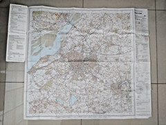Bristol Bath & surrounding area OS Ordnance Survey Landranger Map Sheet 172 1983