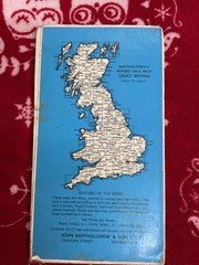Vintage Bartholowmew’s Half-Inch Contoured Map- RARE EXMOOR