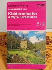 Ordnance Survey, Landranger map 138 Kidderminster & Wyre Forest Area, good
