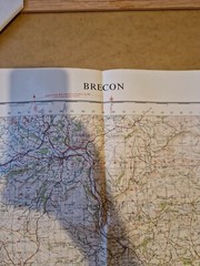 Ordnance Survey Map Of Great Britian – BRECON – 1966 – 1/63360