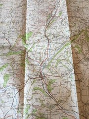 1967 Ordnance Survey One Inch Map 129 Ludlow (incl Leominster , Church Stretton