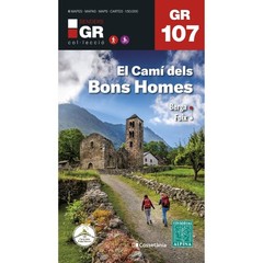 Spain France El Cami dels Bons Homes / Trail of the Cathars GR107 6 map set