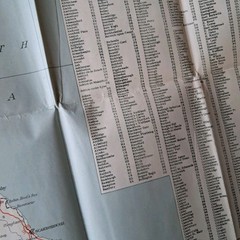 Vintage Geographia Map England & Wales, Paper Map
