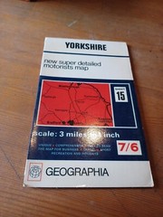 Map Geographia Map Yorkshire Motorist Map 3mile To 1 Inch Sheet 15