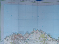Exmoor Ordnance Survey Outdoor Leisure 9, 4cm- 1km 2.5in to 1 mile DOUBLE SIDED
