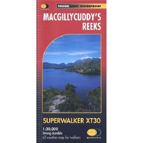 Harvey Superwalker Irish Map – Macgillycuddys reeks, 1:30000