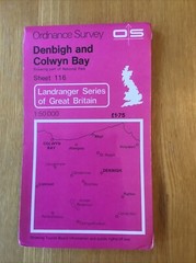 1979 Ordnance Survey Landranger Map 116 Denbigh And Colwyn Bay (incl Rhyl )