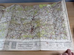 New Popular Edition 1″ London S.W and S.E 170 171 Ordinance Survey Maps c.1940s