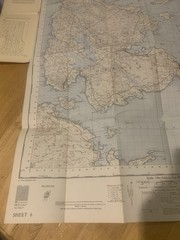 Ordnance Survey One Inch Map 6 Seventh Series Orkney Islands Kirkwall 1959