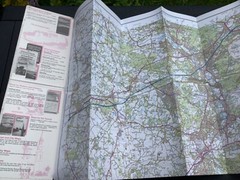 OS Ordnance Survey Landranger Map 186 Aldershot, Guildford. & area – 1984