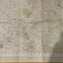 Ordnance Survey Landranger 191 Okehampton & North Dartmoor Area Map (1982)