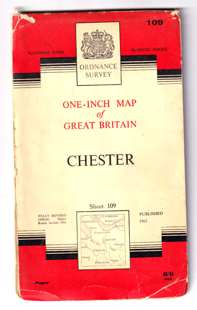 CHESTER – Ordnance Survey One Inch Map (Seventh Series)