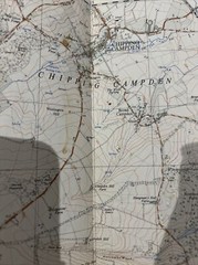 CHIPPING CAMPDEN Ordnance Survey Sheet SP13 2 & Half Inch MAP 1952 Sezincote