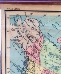 CANADA WALL MAP – Circa. 1933 – Very Good Condition