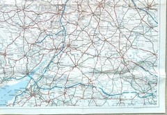 Geographia Primary Routes Map Section 3: Wales and Midlands.