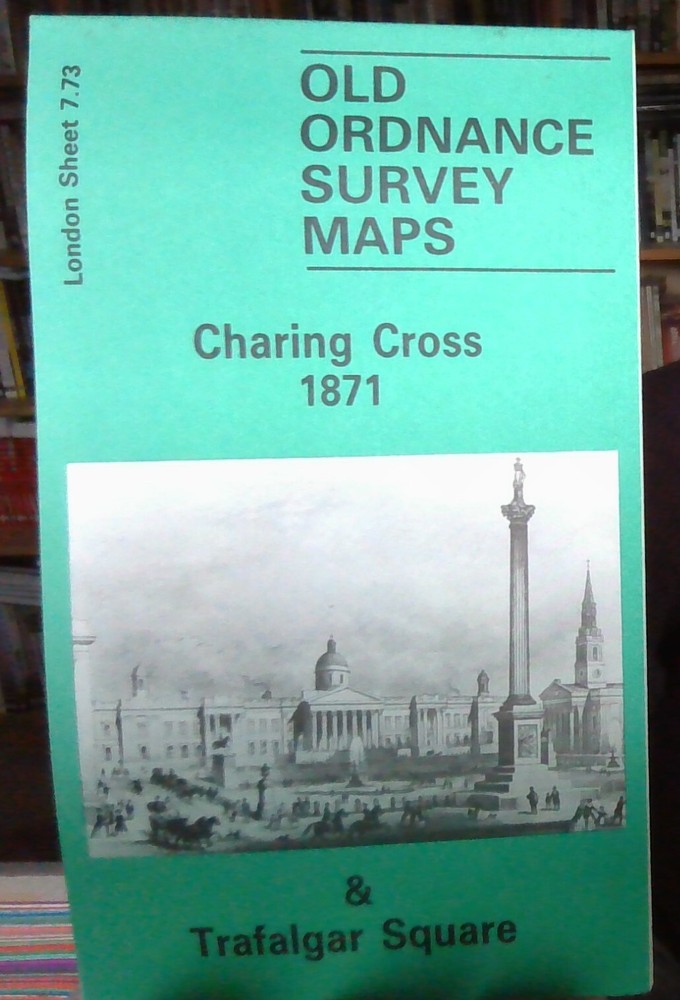 MAP OF Charing Cross & Trafalgar Square 1871 London Sheet 7.73 NEW