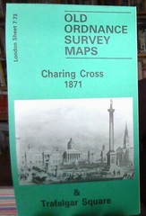 MAP OF Charing Cross & Trafalgar Square 1871 London Sheet 7.73 NEW