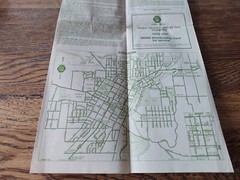 NRMA Western Slopes And Southern Tablelands District, Vintage paper folded map