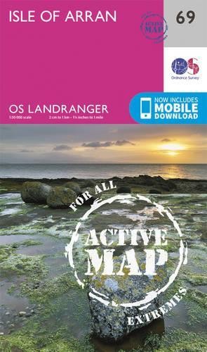 Isle of Arran (Map) OS Landranger Active Map