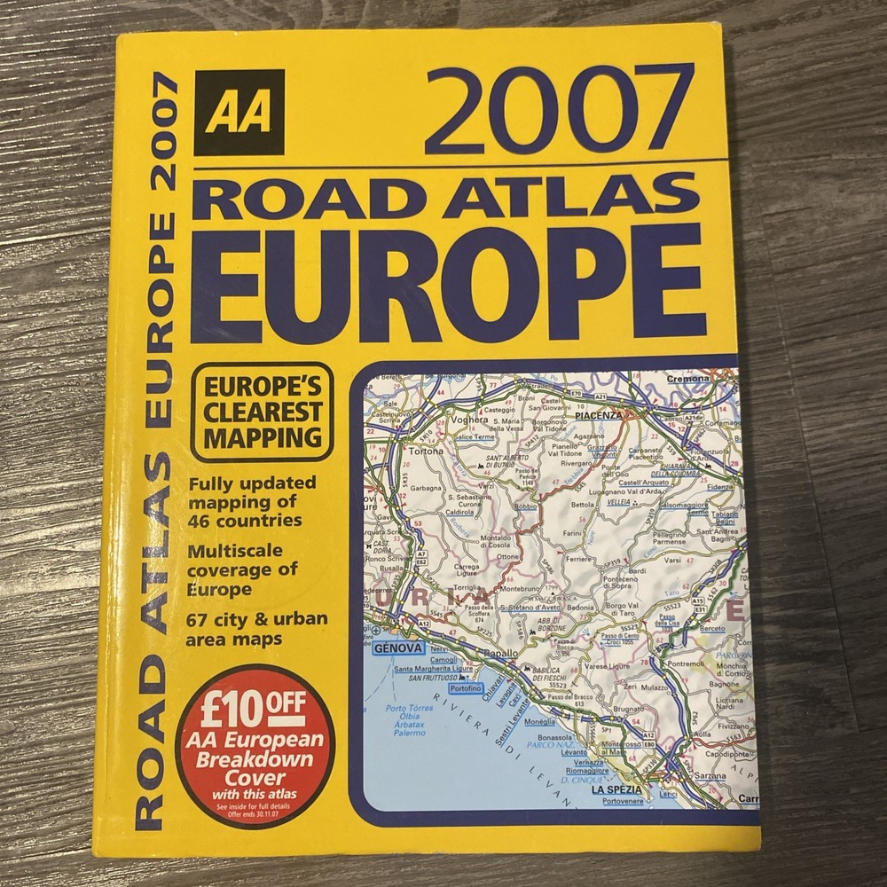 AA Road Atlas Europe 2007 (AA Atlases),AA Publishing