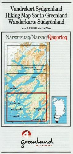 Qaqortoq (3) South Greenland (Map) (UK IMPORT)