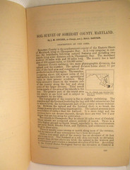 Vintage 1924 SOIL SURVEY OF SOMERSET COUNTY MARYLAND US DEPT OF AGRICULTURE