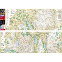 Lake District Walking Map North British Hiking Durable Waterproof Outdoor
