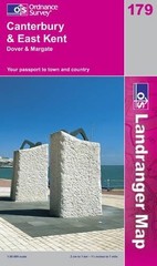 Canterbury and East Kent, Dover and Marg… by Ordnance Survey Sheet map, folded