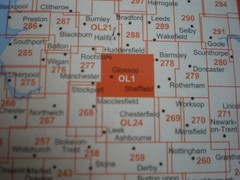 OL 1 24 277 PEAK DISTRICT DARK WHITE MANCHESTER EXPLORER ORDNANCE SURVEY MAPS OS