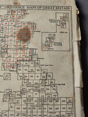 Vintage 1946 Ordnance Survey – One Inch Paper Map of Exeter – Sheet 176 (O5)