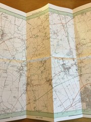 1993 Ordnance Survey Pathfinder Map 1026 TL 24/34 Royston In Herts (inc Meldreth