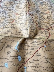 Bartholomew Map North Wales Snowdonia Vintage 70s 1971 Paper ½” Free Post UK